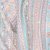 Aqua Green Blended Cotton Kurta Pajama with Embroidery